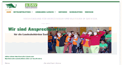 Desktop Screenshot of alpenverein-sachsen.de